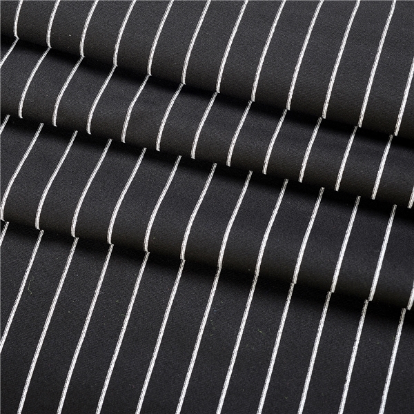 Nylon imitation cotton black and white spandex jersey